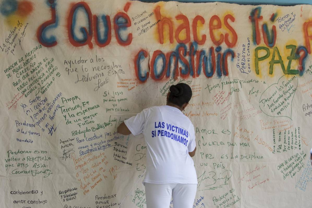 Víctimas de la matanza de La Chinita hicieron también un descarnado relato a los jefes de esa guerrilla el horror vivido aquella noche. FOTO ROBINSON SÁENZ