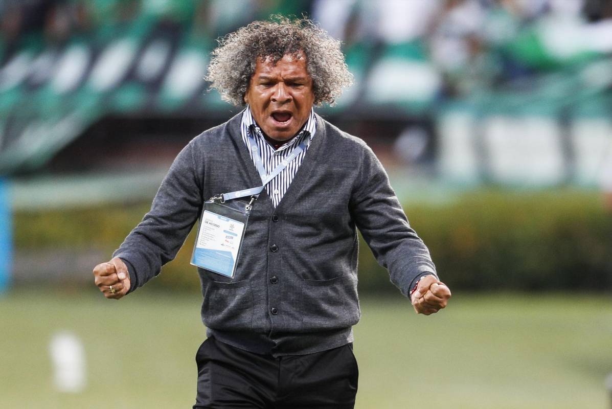 Una jornada de alegría para técnico Alberto Gamero del tolima. Foto: Manuel Sagarriaga