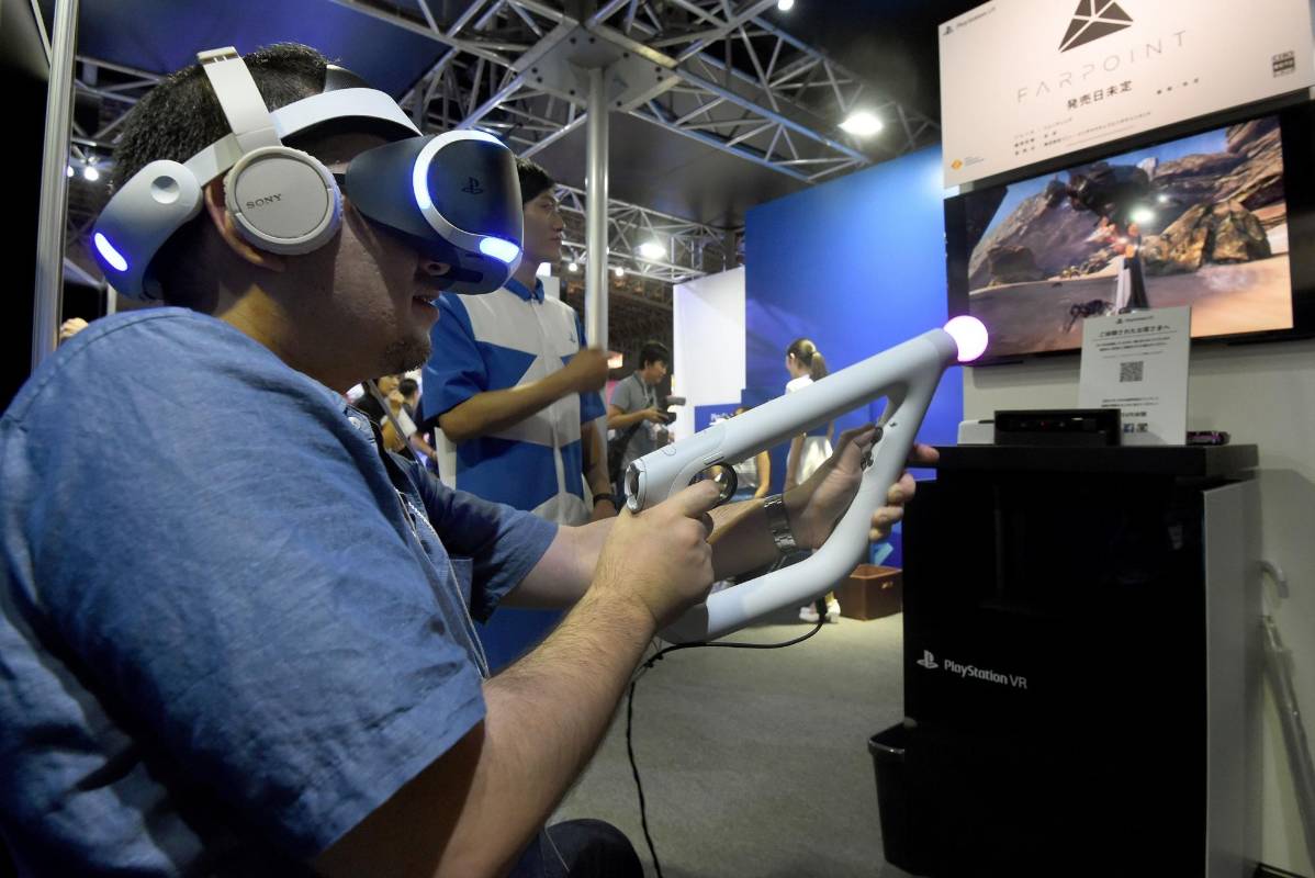 Sony tiene un gran espacio en la feria. FOTO AFP