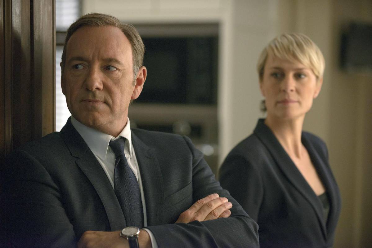House of cards también está nominada a mejor serie drama. Su protagonista Kevin Spacey a mejor actor de serie. FOTO AP