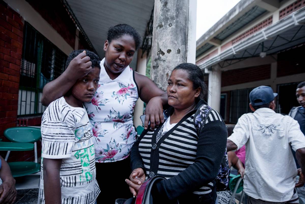 Algunos de los sobrevivientes necesitan atención prioritaria, en el albergue se encuentran personas con lesiones graves que esperan ayudas médicas y psicológicas. Foto: Andrés Cardona