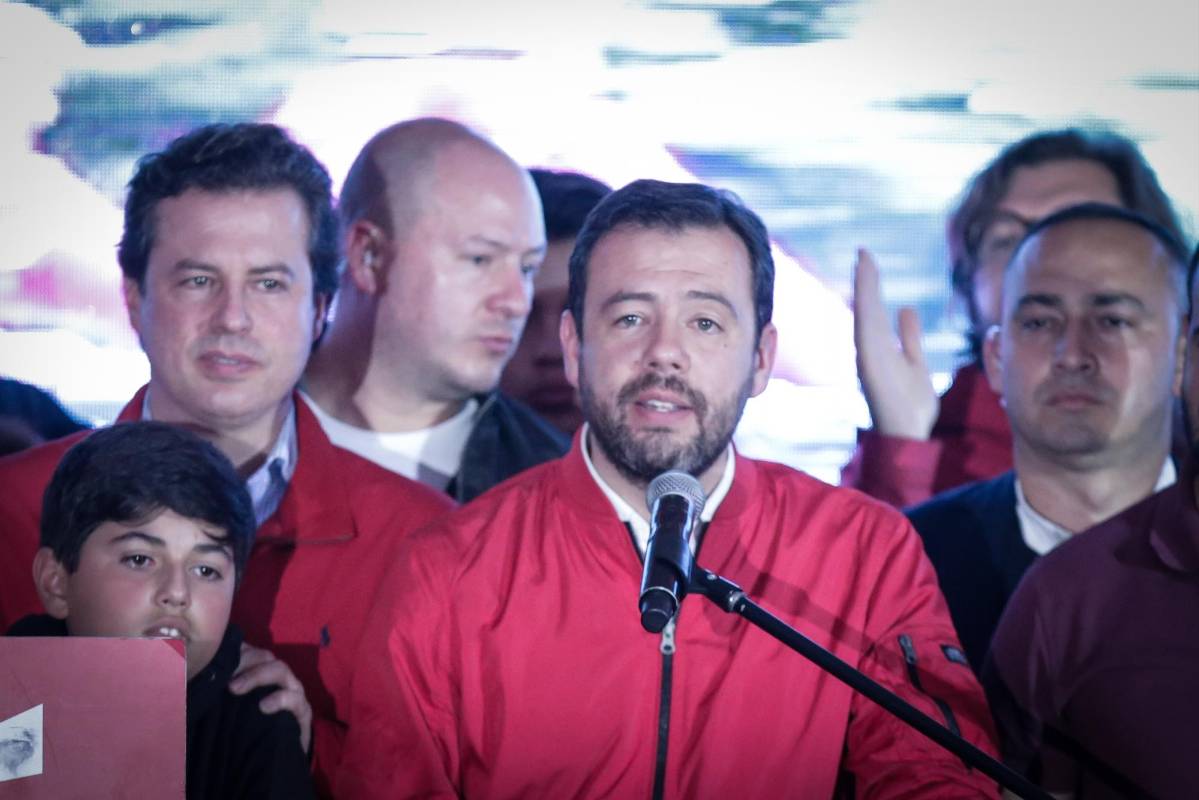 Carlos Fernando Galán acepta su derrota en Bogotá frente a Claudia López.Foto: Colprensa.