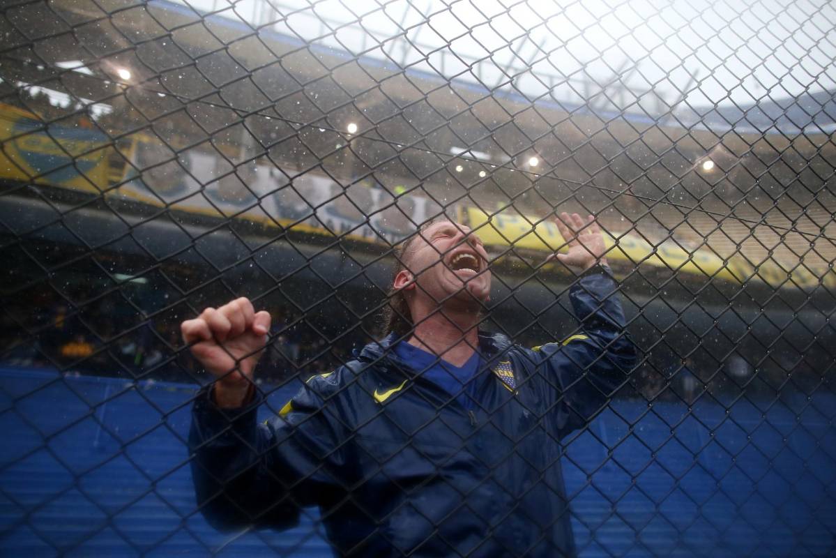 Los chaparrones sobre Buenos Aires complican el juego de ida de la final de la Copa Libertadores de América. FOTO REUTERS