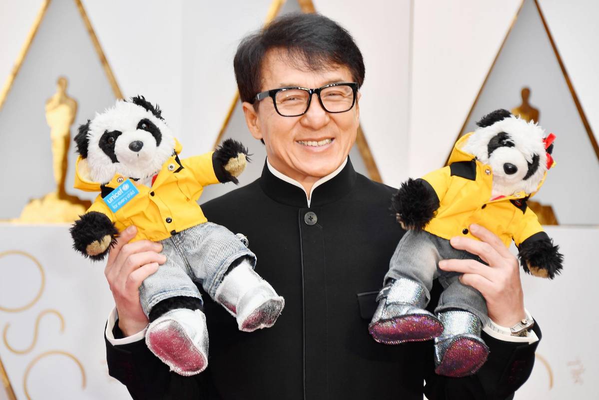 Jackie Chan recibirá el Óscar honorífico por su carrera profesional. FOTO AFP