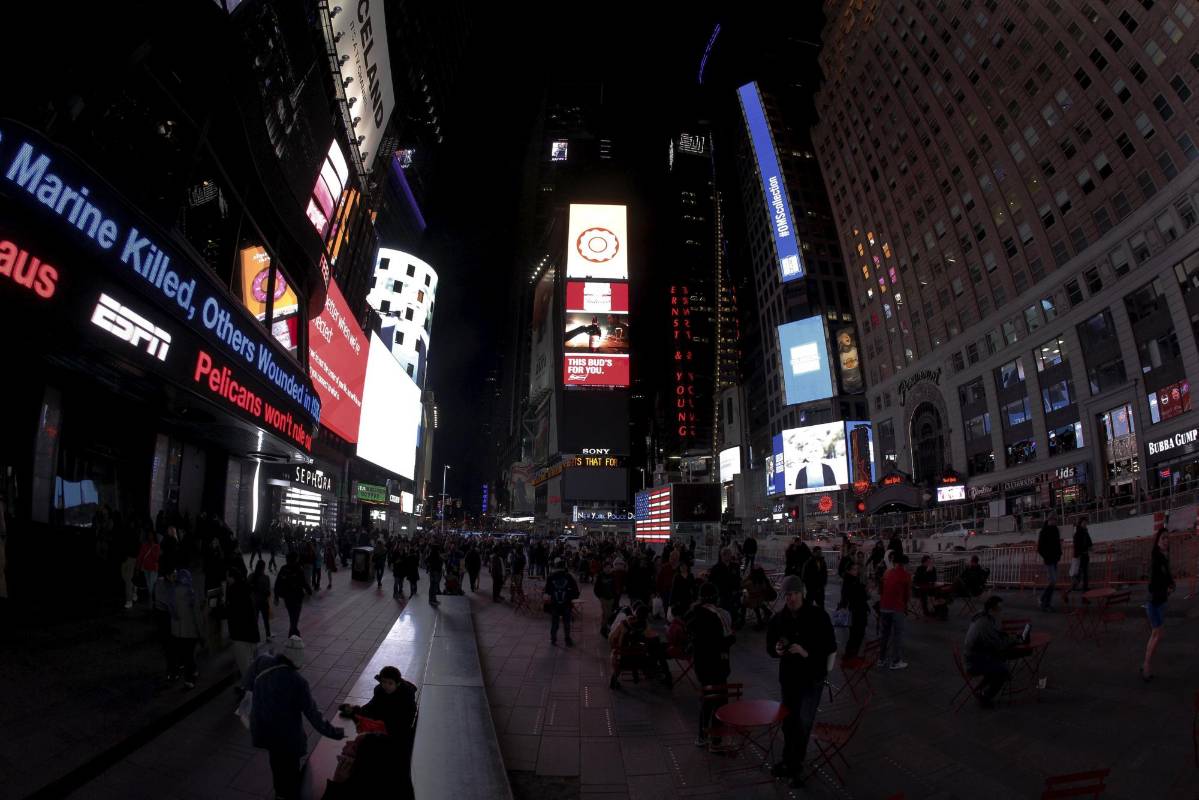 Times Square, Nueva York. FOTO Reuters