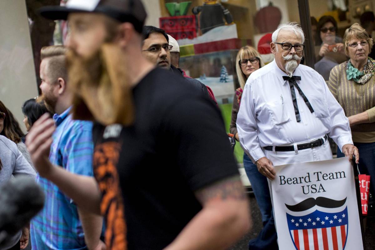 El campeonato es organizado por un grupo llamado Beard Team USA (Equipos de Barba de Estados Unidos). FOTO REUTERS