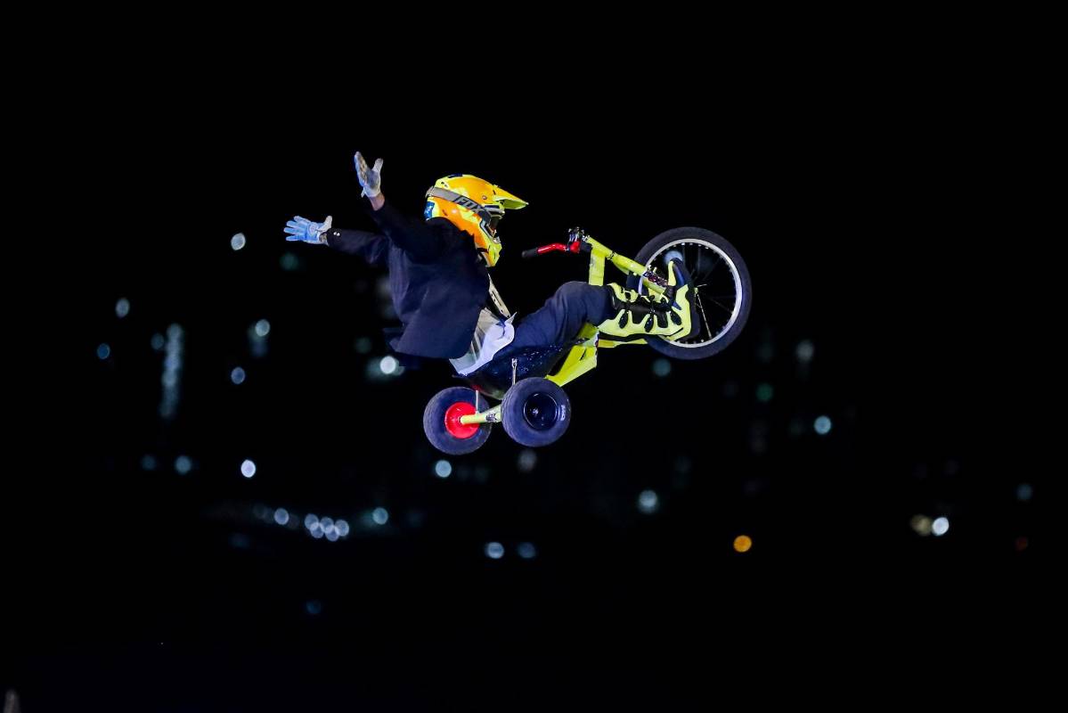  También hubo demostraciones de vehículos de triciclos. Fotos: Jaime Pérez.