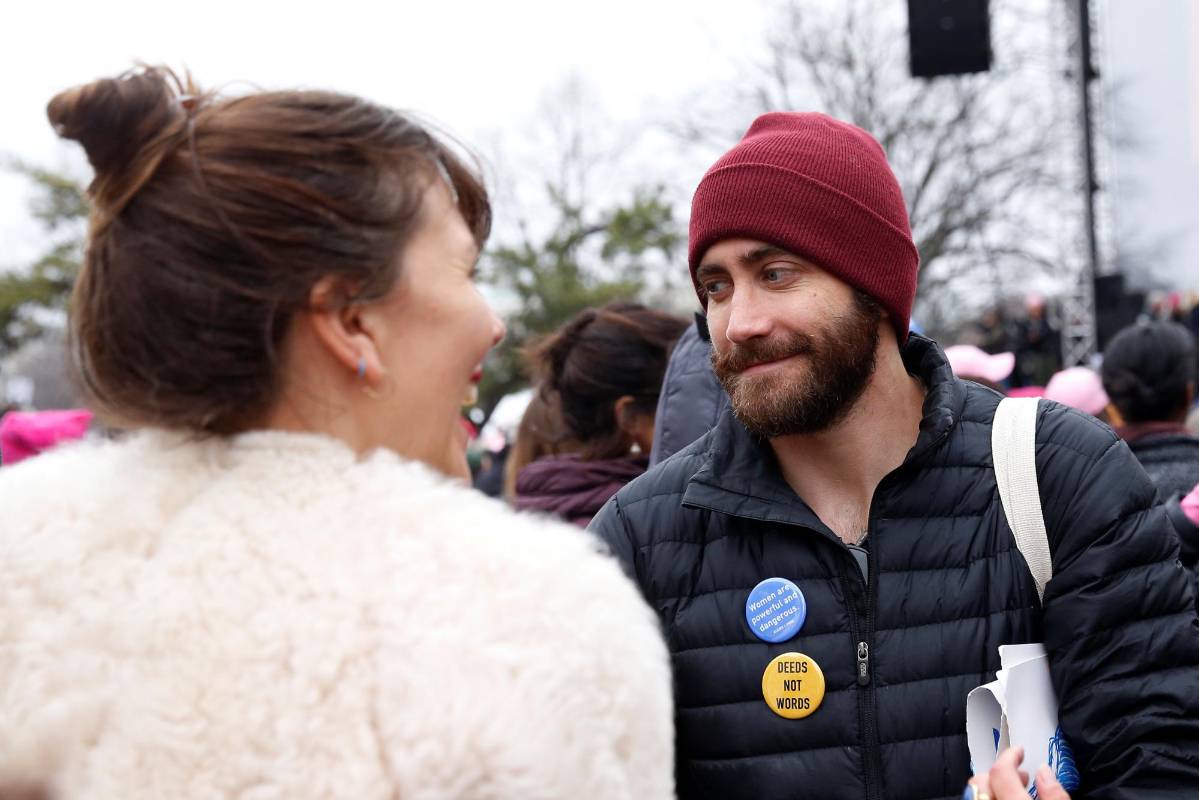 El actor Jake Gyllenhaal y su hermana Maggie. FOTO Reuters