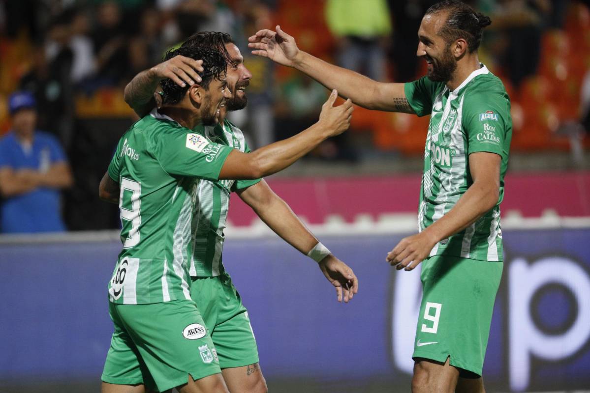 Con goles de Patricio Cucchi (9’) y Daniel Muñoz (51’ y 59’) el verde logró la primera victoria en su debut en el cuadrangular semifinal de la Liga. Foto: Manuel Saldarriaga