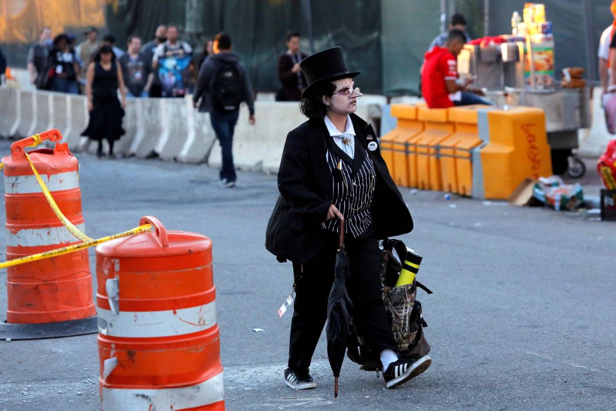 El pingüino también salió de la Comic Con. FOTO Reuters