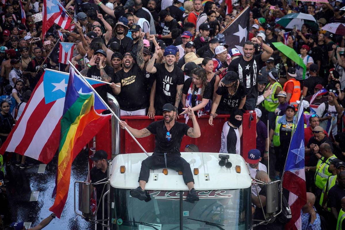Expertos en comunicación subrayaron el papel fundamental de los artistas más internacionales de Puerto Rico para movilizar a la población contra Rosselló. FOTO EFE