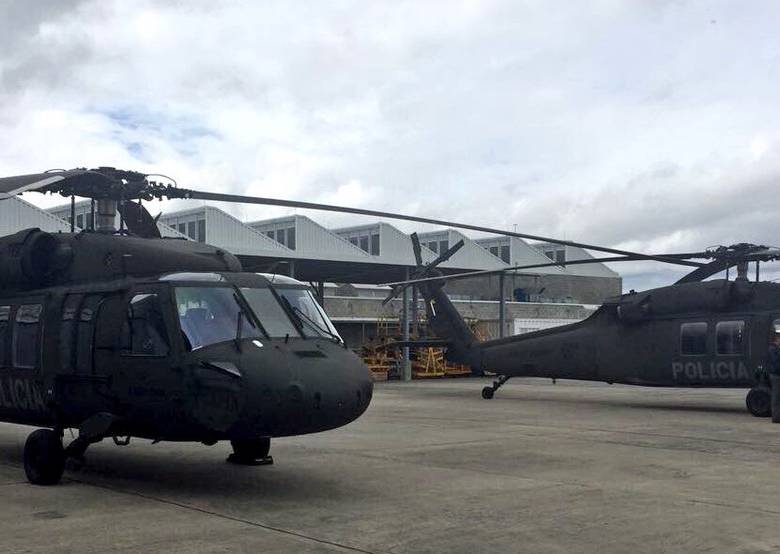La Policía ya cuenta con 19 helicópteros Black Hawk. FOTO: POLICÍA