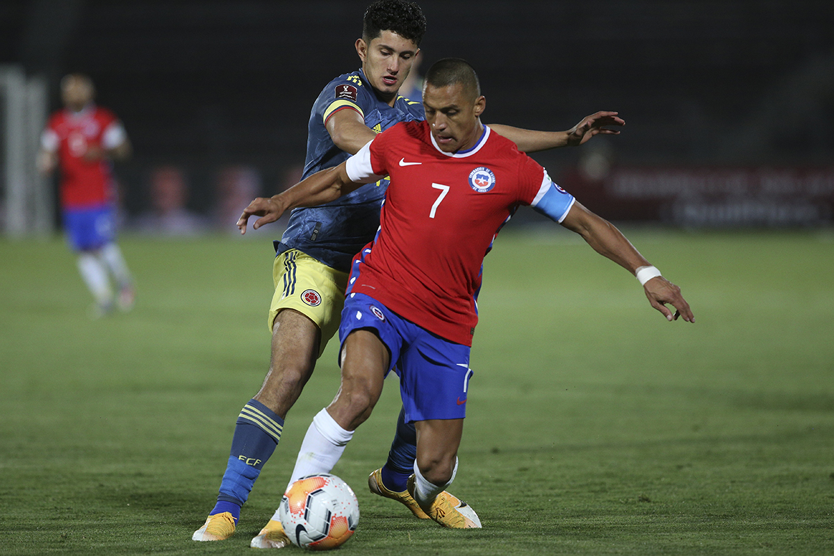 Alexis Sánchez adelanto a Chile en un momento en que la selección cayo en un bache y bajo su ritmo inicial. Foto AFP