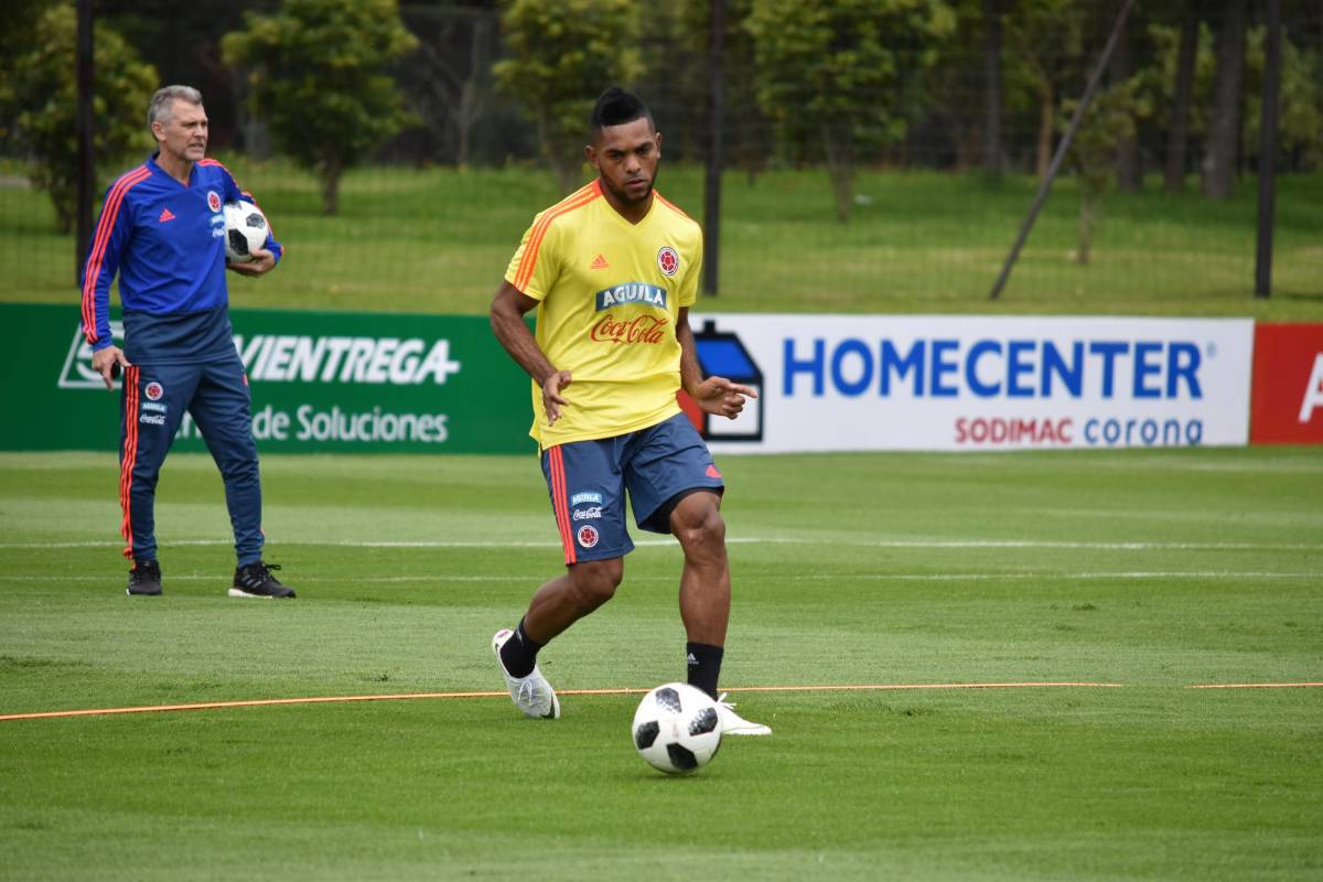 El delantero Miguel Ángel Borja busca estar en la lista de 23 seleccionados para el Mundial. FOTO CORTESÍA FEDERACIÓN COLOMBIANA DE FÚTBOL