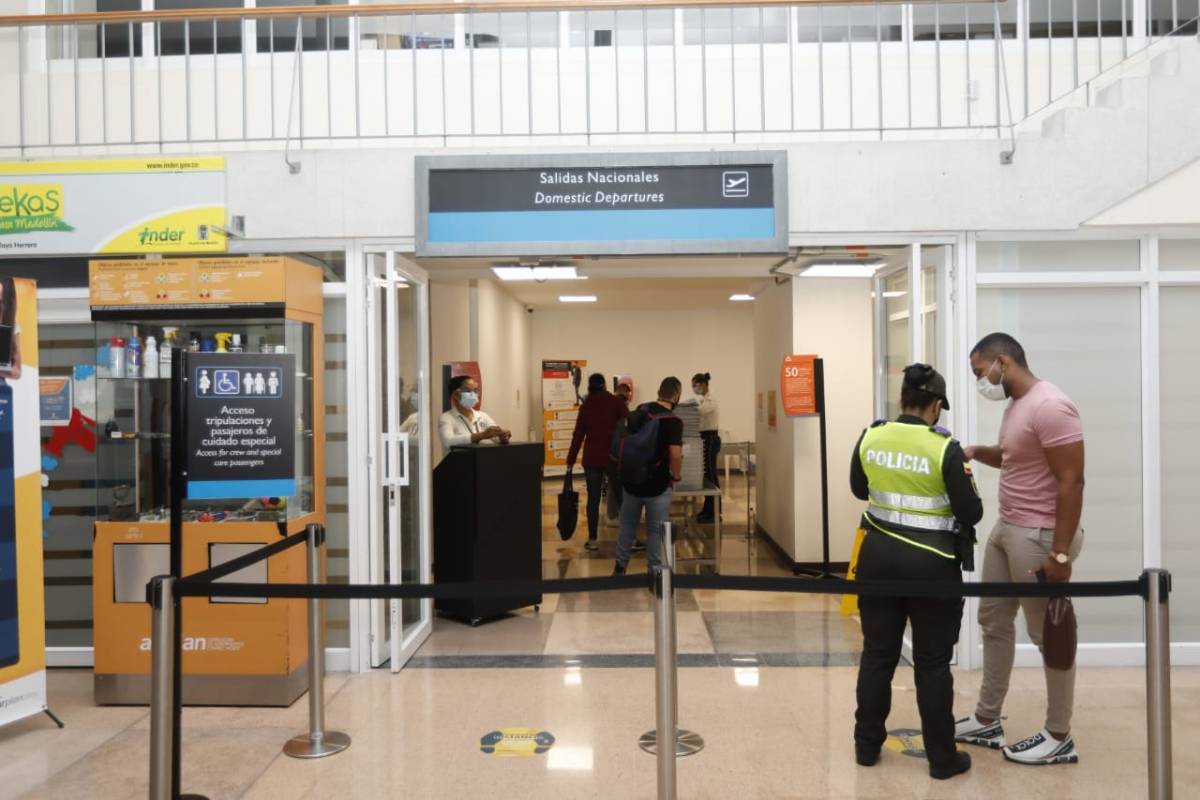 Aeropuerto Olaya Herrera, de Medellín. FOTO CAMILO SUÁREZ