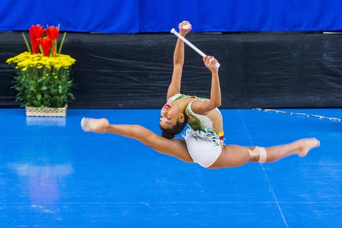 Desde el jueves en el coliseo Hugo Giraldo se reúnen deportistas de 12 países que buscan ganar los 7 cupos disponibles a Juegos Olímpicos de la Juventud. Foto: Jaime Pérez