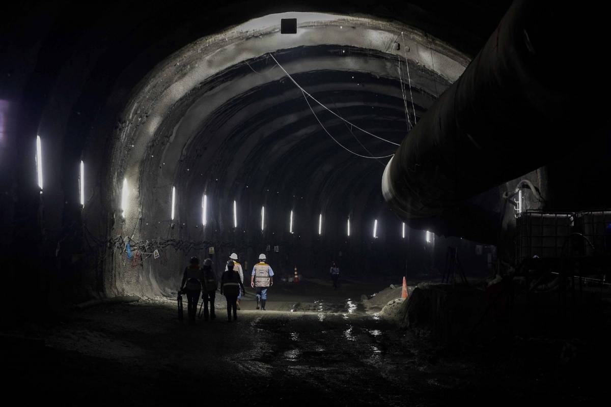 En un 40% de avance se encuentran las obras del proyecto pacifico 1 en el Suroeste Antioqueño. Foto: Manuel Saldarriaga Quintero
