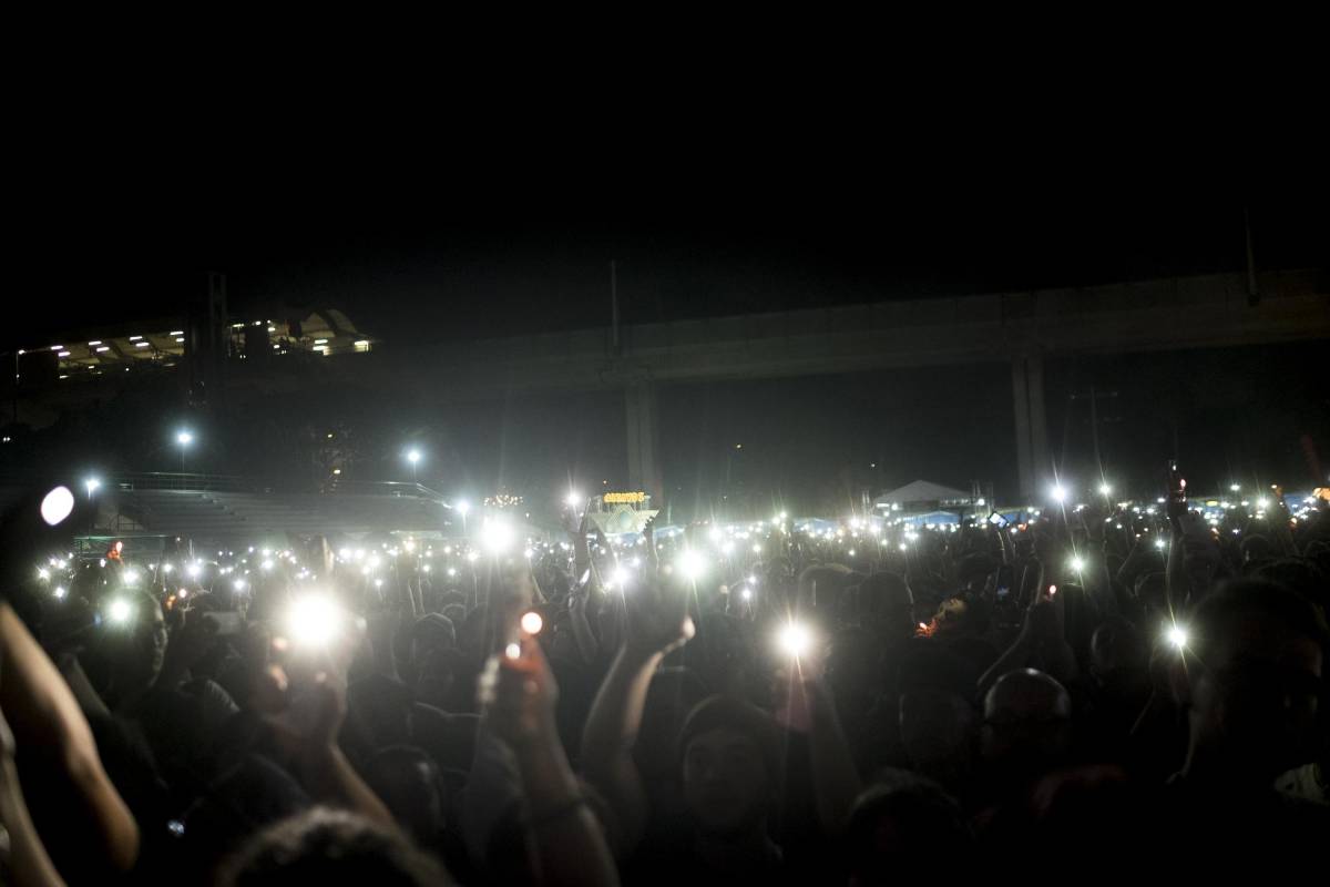 El clima ayudó a que miles de personas disfrutaran de las bandas durante toda la tarde y la noche. Foto: Santiago Mesa