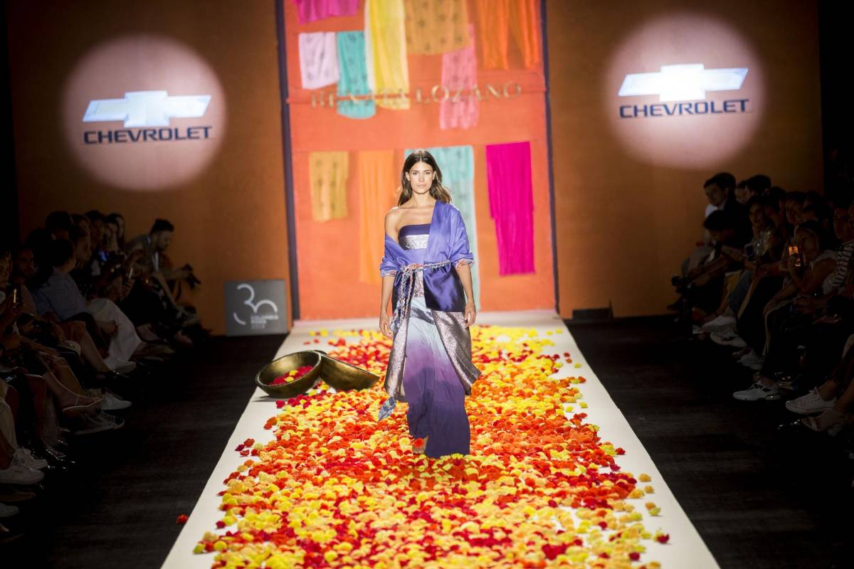 En la colección se vieron 37 salidas hechas en un 70 % con material que tenía acumulado en su taller. FOTO Camilo Suárez