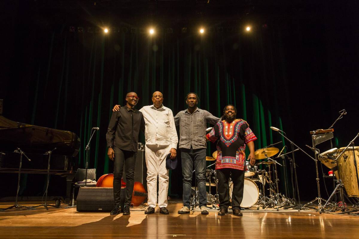 El Festival Internacional MedeJazz tuvo su gran noche el viernes con la presentación en el Teatro Metropolitano de Medellín del pianista cubano Chucho Valdés. FOTO: CARLOS VELÁSQUEZ