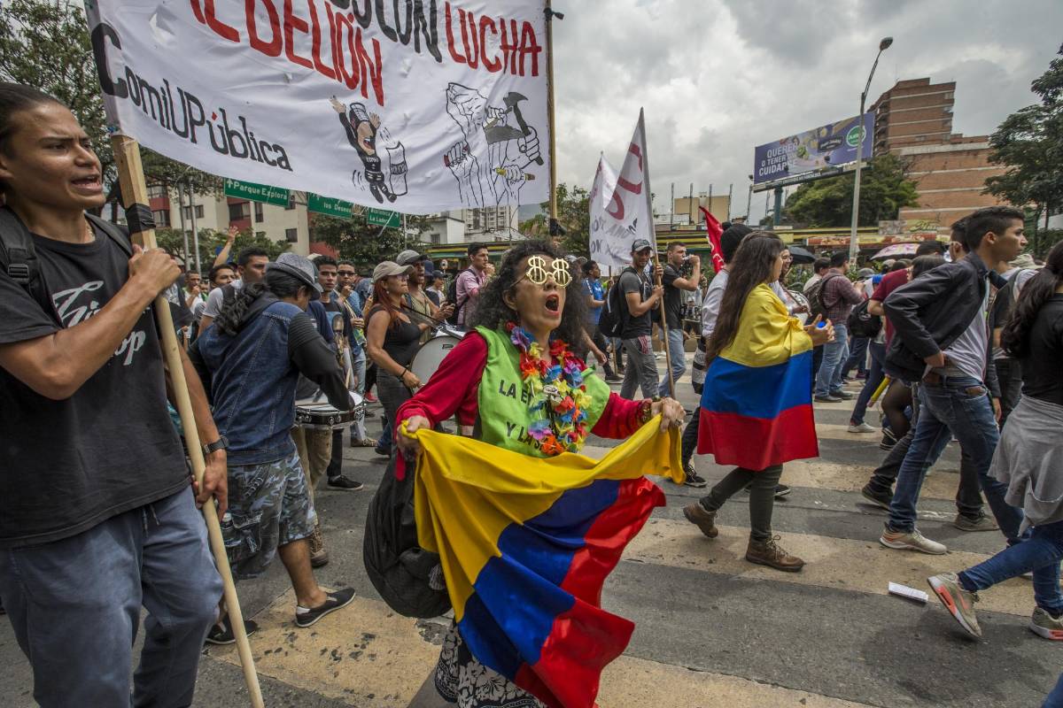 Los estudiantes aseguran que el cierre financiero de este año no está asegurado y que las inversiones anunciadas no solucionan el déficit. Foto: Santiago Mesa
