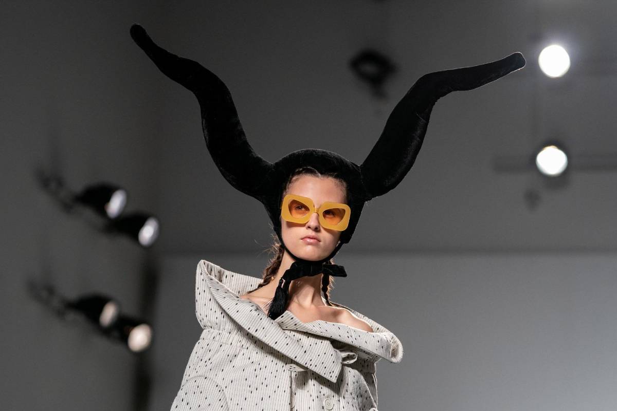 Semana de la Moda en Londres, Inglaterra. Desfile de la firma PushButton. Foto: EFE