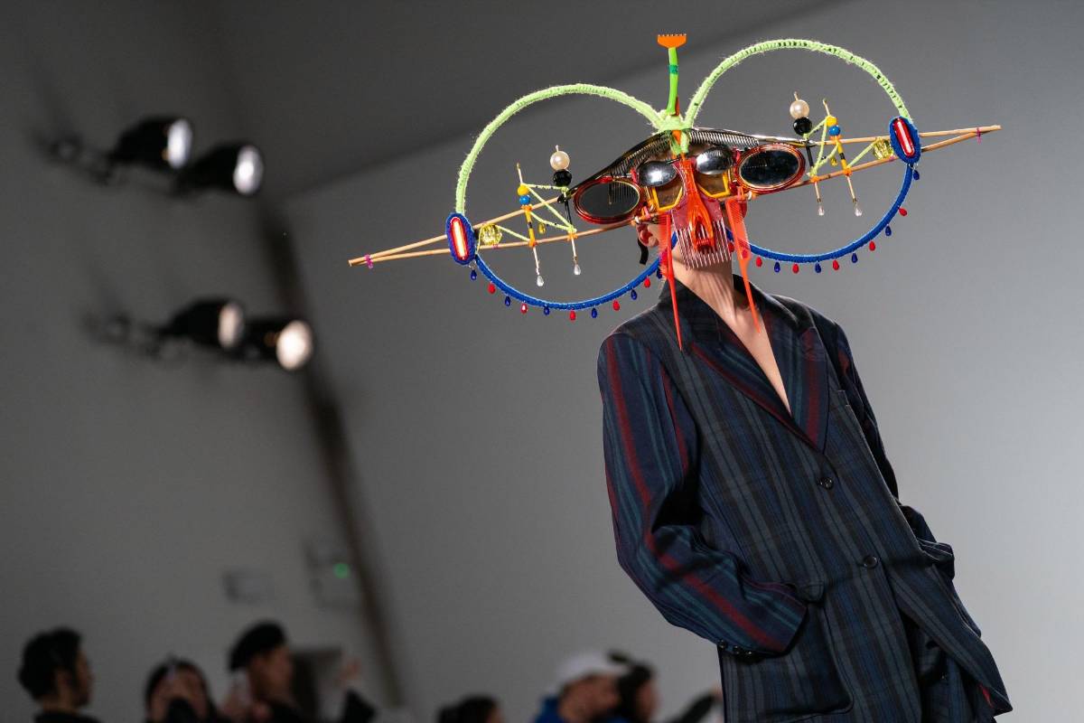 Semana de la Moda en Londres, Inglaterra. Desfile de la firma PushButton. Foto: EFE