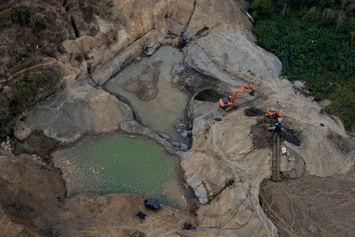 Minería en el bajo Cauca. Foto Donaldo Zuluaga