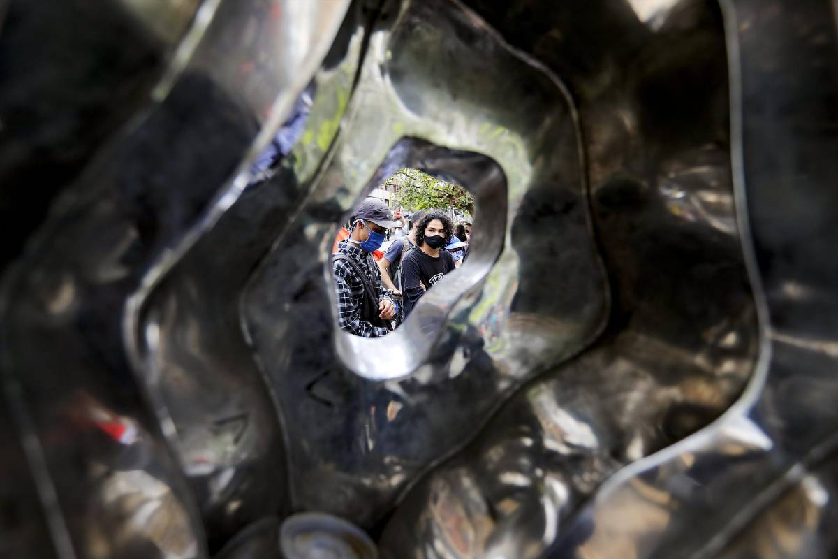 Del mismo modo, los estudiantes marchan también indignados por escándalos como la Ñeñepolítica y el caso del “Memofantasma”. FOTO JAIME PÉREZ