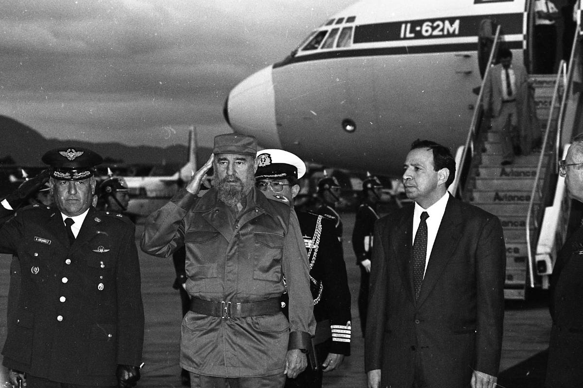En el 93, Fidel Castro visitó Cartagena sin tener una agenda exacta y sin conocerse bien a qué vino. FOTO ARCHIVO