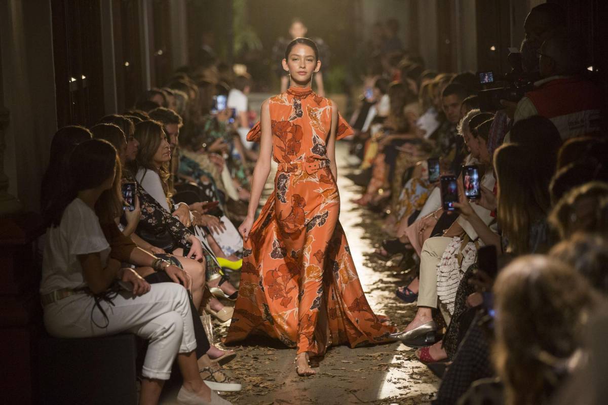 Caprice es el nombre de la colección de Ortiz que refleja a una mujer extrovertida, que prefiere las flores en vez de maquillaje y le encanta andar descalza. FOTO Edwin Bustamante.