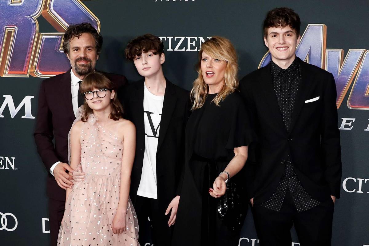 Mark Ruffalo asistió con toda su familia. FOTO Efe