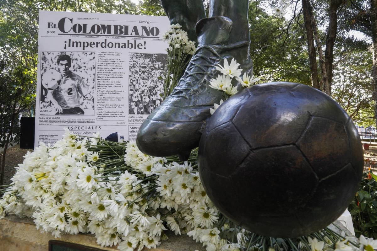 Andrés Escobar era un ídolo del Atlético Nacional y la Selección Colombia. Fue conocido como “El Caballero de la Cancha” por su temperamento jovial y pacífico. Foto: Manuel Saldarriaga