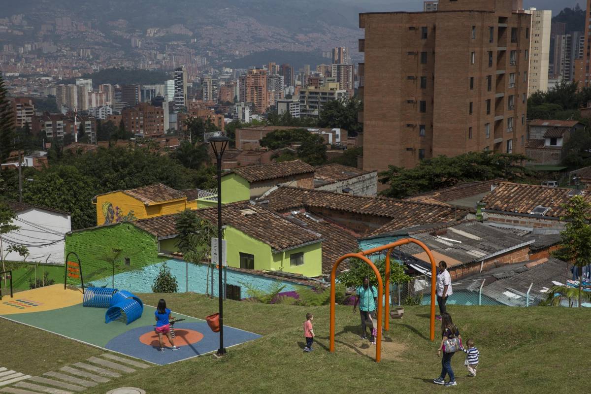 La Ilusión Verde una de la UVA más grande del valle de aburra, cuanta con 31000 metros cuadrados. Foto: Edwin Bustamante.