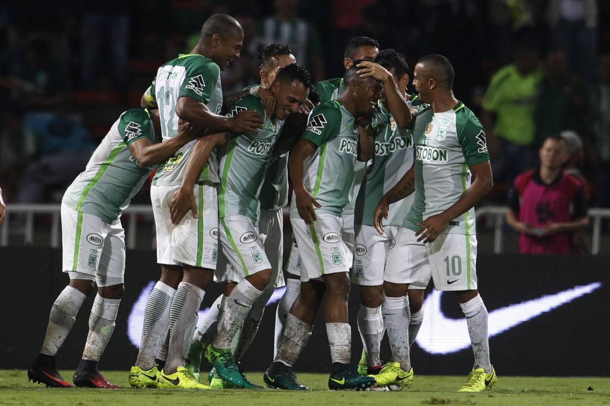 Dayro Moreno y Andrés Felipe Ibargüen marcaron los cuatro goles del cuadro antioqueño. FOTO EFE