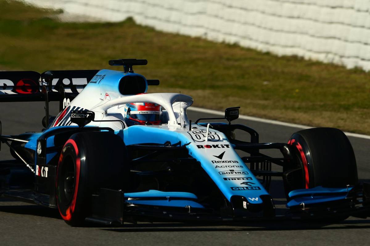 El piloto británico de Williams, George Russell, participa en las pruebas para la nueva temporada del Gran Premio de Fórmula Uno en el circuito de Cataluña en Montmeló, en las afueras de Barcelona. Foto: AFP