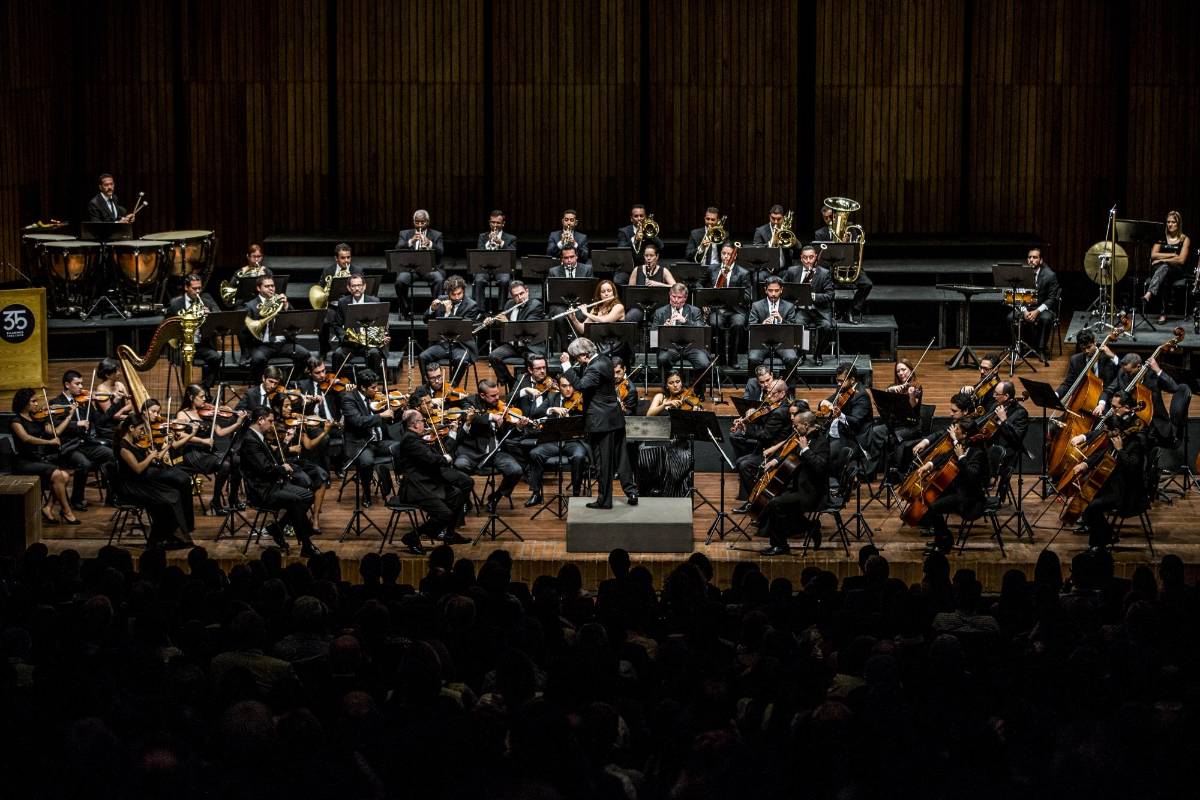 Concierto realizado en El Teatro Metropolitano de Medellín. FOTO JAIME PÉREZ.