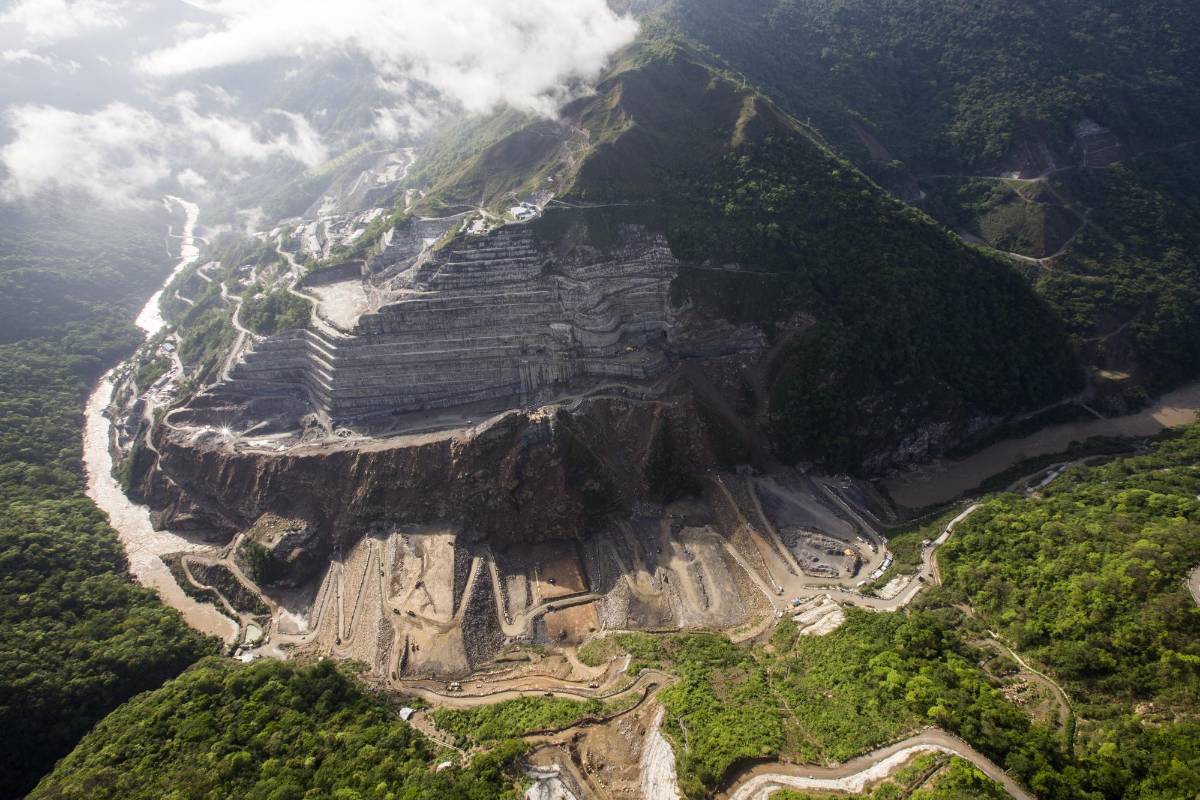 Hidroituango se construye al 60%. Foto Esteban Vanegas