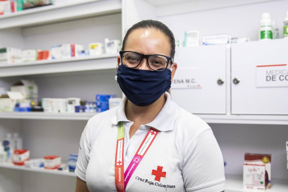 Jeny Beatríz Quiroz González, auxiliar de farmacia. FOTO: Carlos Velásquez