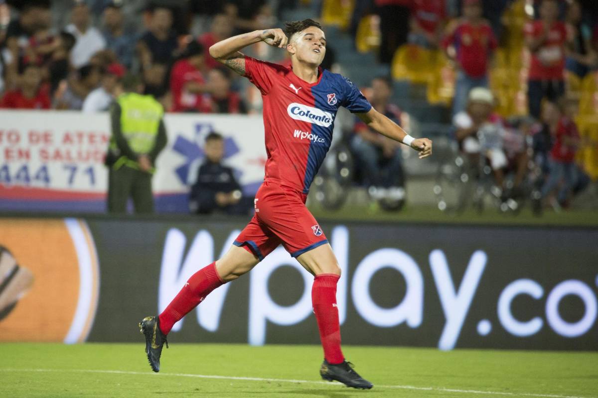 Jonathan Marulanda aprovechó la oportunidad de ser titular marcando el gol que abrió el triunfo. Foto: Edwin Bustamante