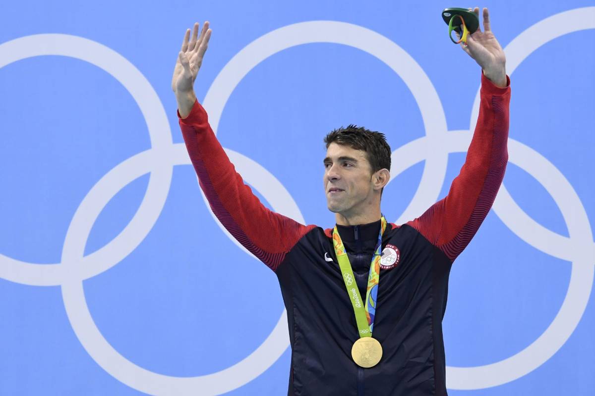 El tiburón de Baltimore Michael Phelps, el atleta más ganador de los Juegos Olímpicos con 22 medallas, anunció su retiro terminadas las justas en Río 2016. En Brasil consiguió 5 oros y 1 plata. FOTO AFP