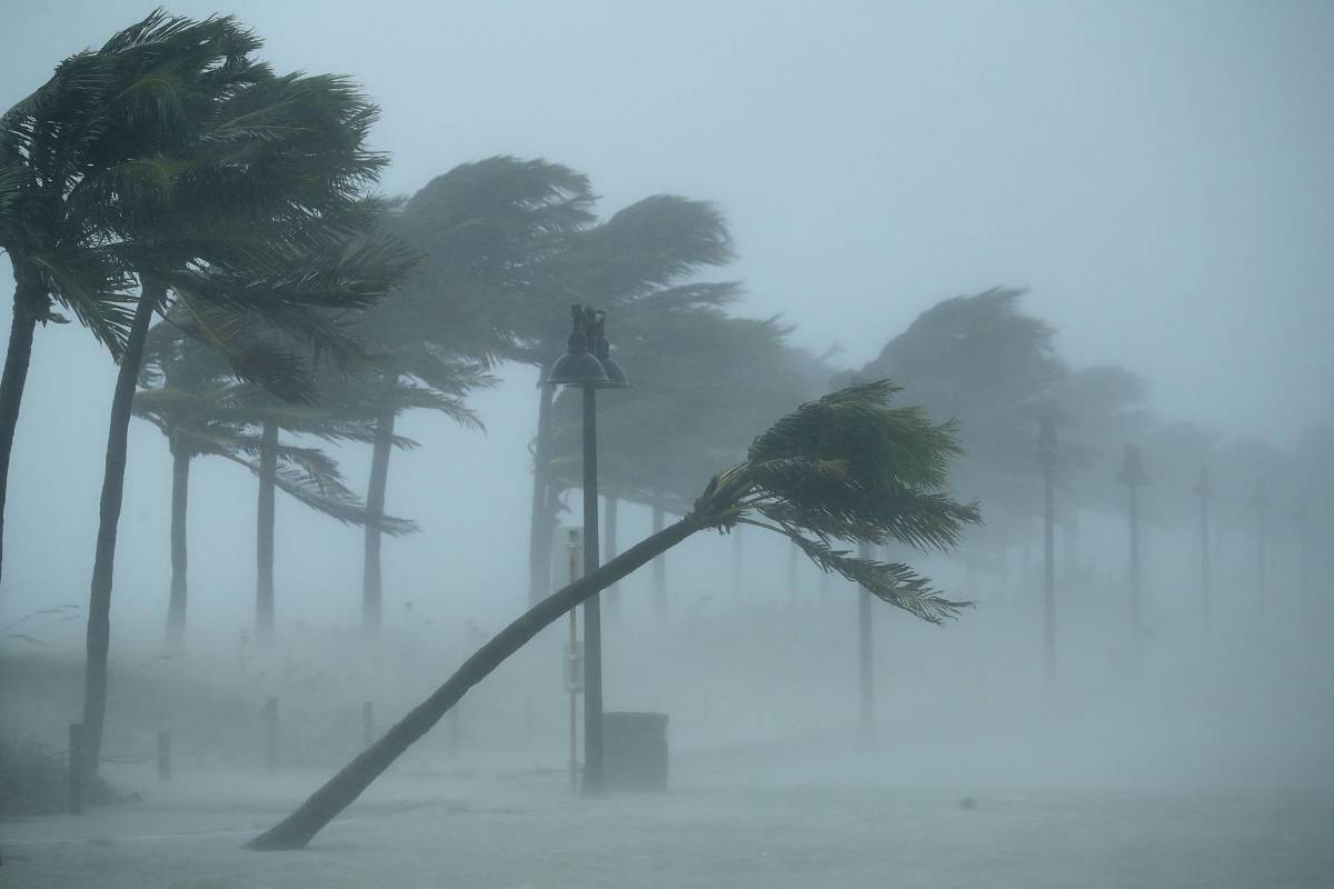 Donald Trump declaró este domingo el estado de catástrofe natural en Florida para socorrer a la península azotada por el gigantesco huracán Irma. FOTO AFP