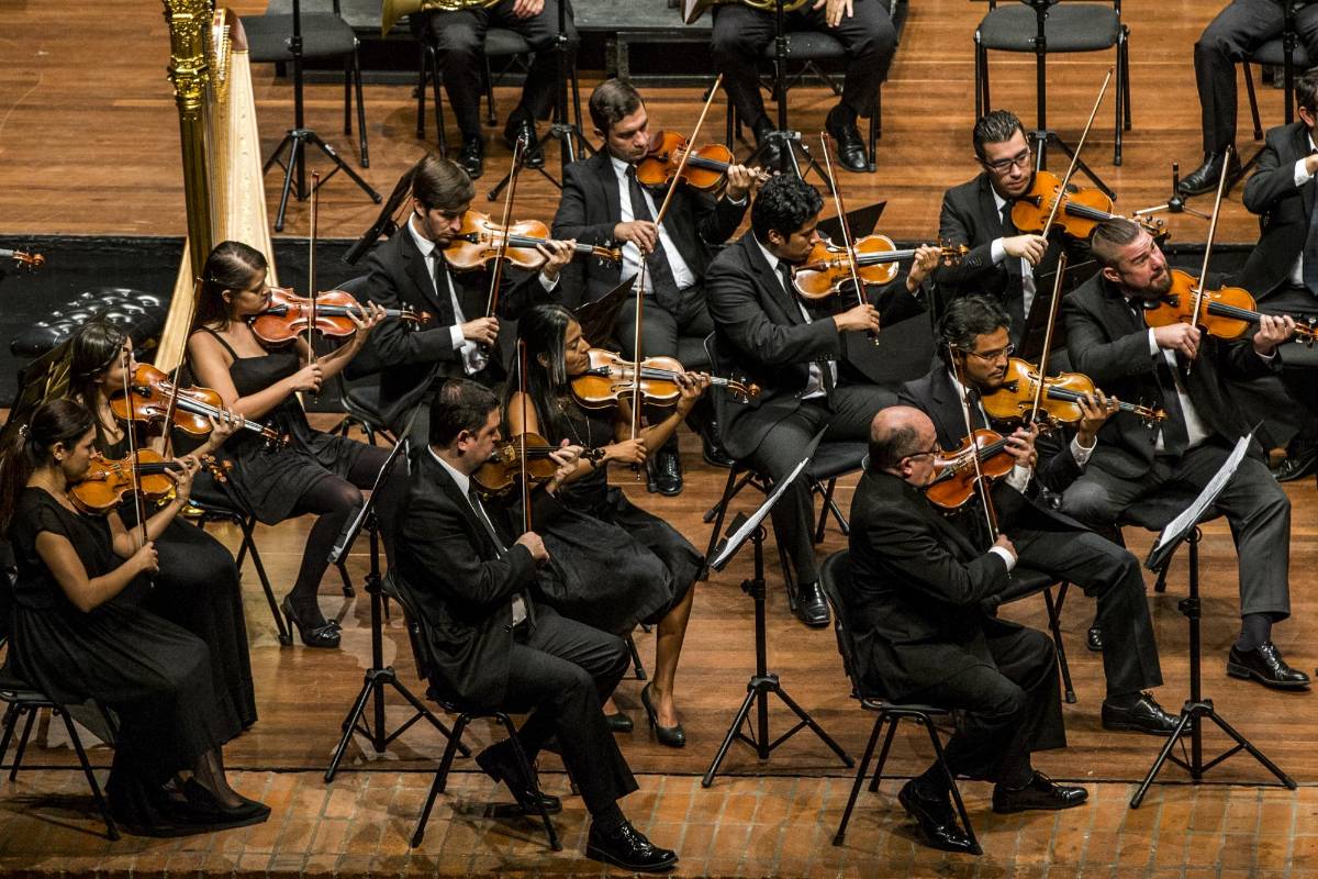 Concierto realizado en El Teatro Metropolitano de Medellín. FOTO JAIME PÉREZ.