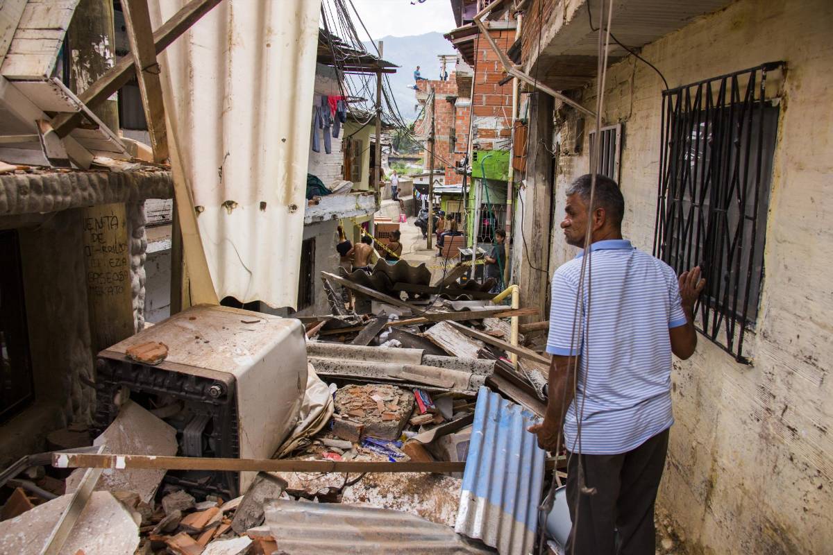 Congolo es la zona donde ocurrió la emergencia, ubicada en el municipio de Bello. Foto: Carlos Velásquez