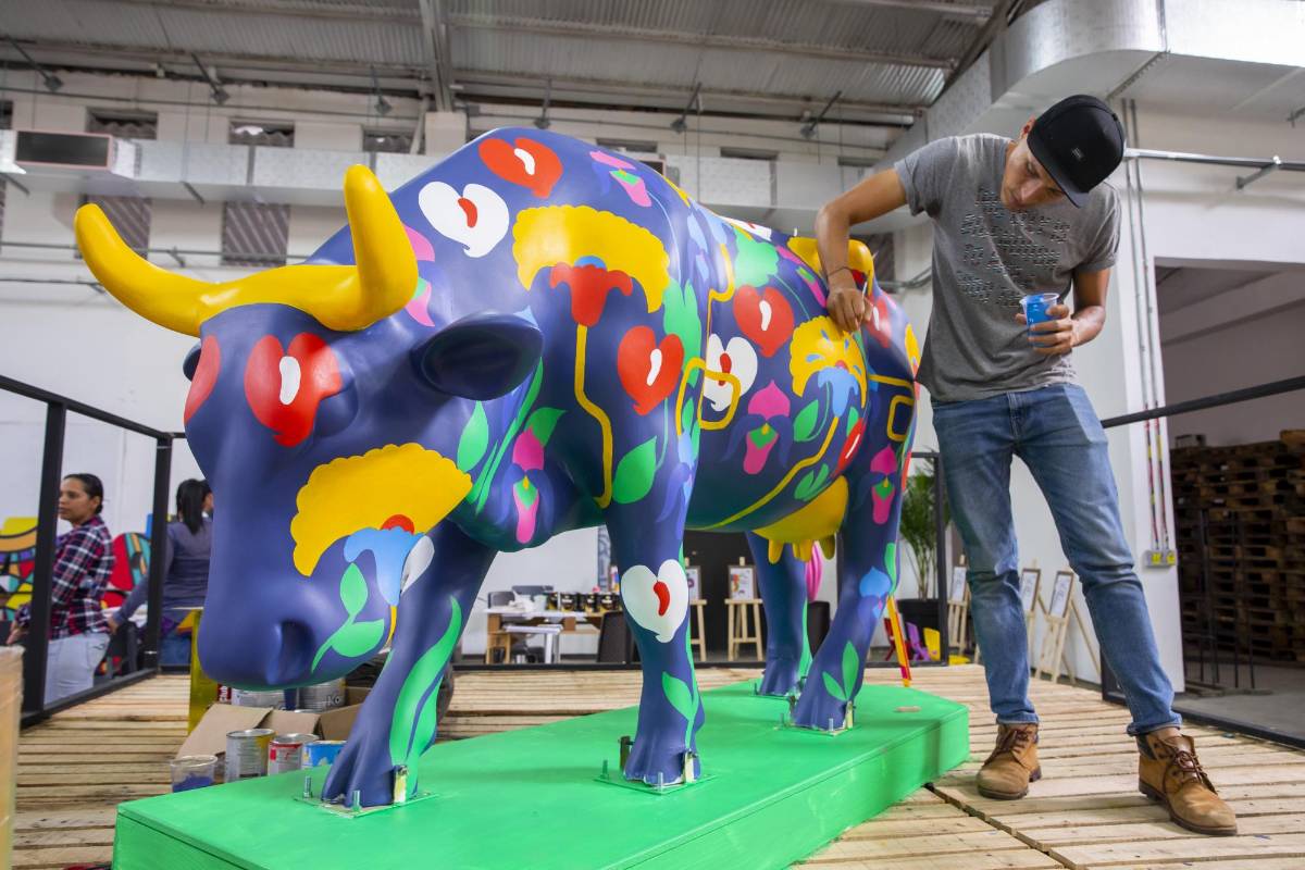 Los diseños de los artistas suelen remembrar la cultura de la ciudad su vida local. Foto: Carlos Velásquez