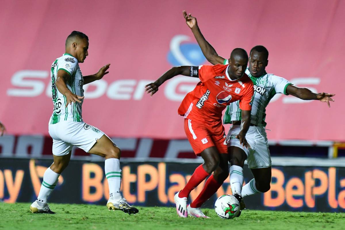 Con dos goles de Jéfferson Duque, Nacional derrotó 2-1 de visitante al América. Ambos se han enfrentado en 264 oportunidades, donde Nacional ha festejado 94 veces, América 92 y 78 juegos restantes terminaron en empate. Foto: Dimayor