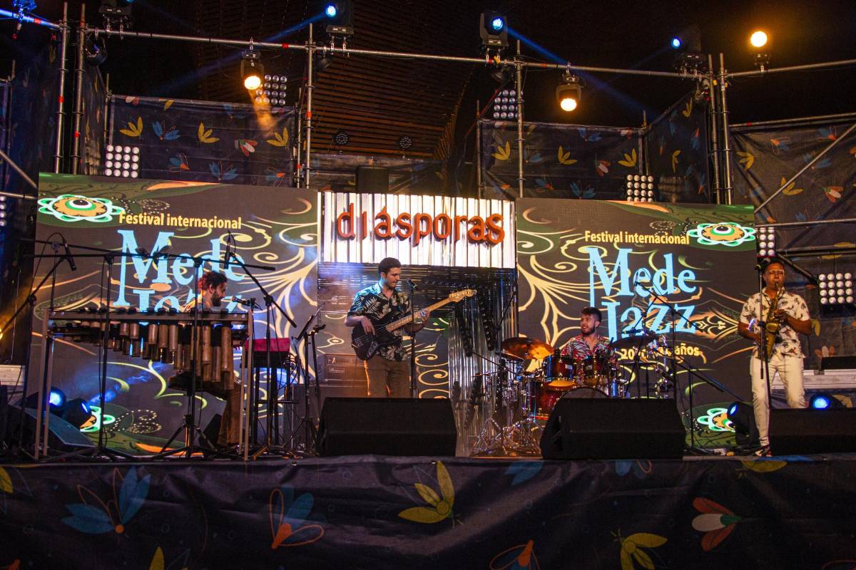 Esta es la presentación del cuarteto Dolly´s CUARTET de la ciudad de Medellín. Foto: Carlos Velásquez