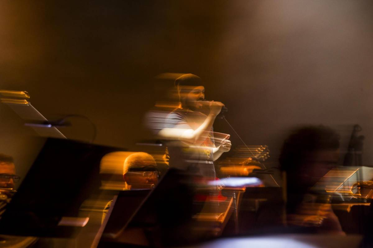 Este tributo a una de las mejores bandas de thrash metal de todos los tiempos fue organizado por la Orquesta Filarmónica de Medellín. FOTO: CARLOS VELÁSQUEZ