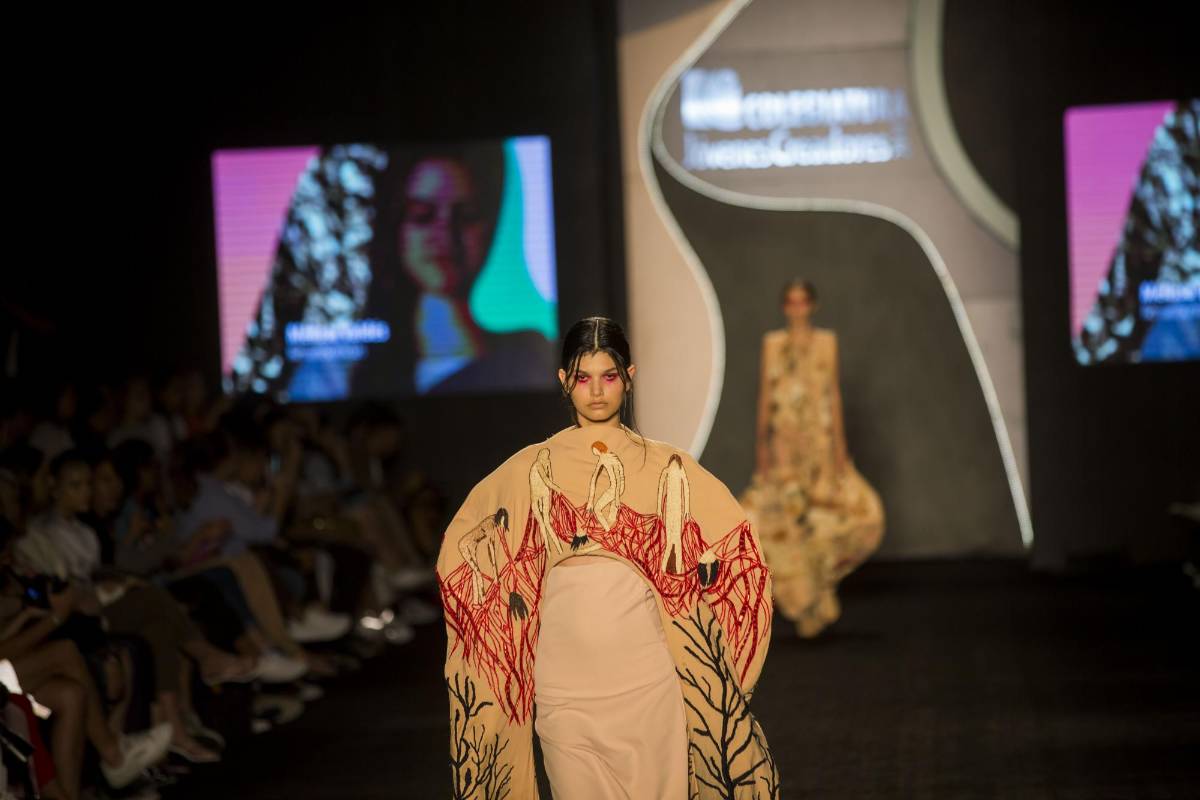 En el proyecto participaron 14 estudiantes de Diseño de modas y 15 de las demás carreras. FOTO Camilo Suárez