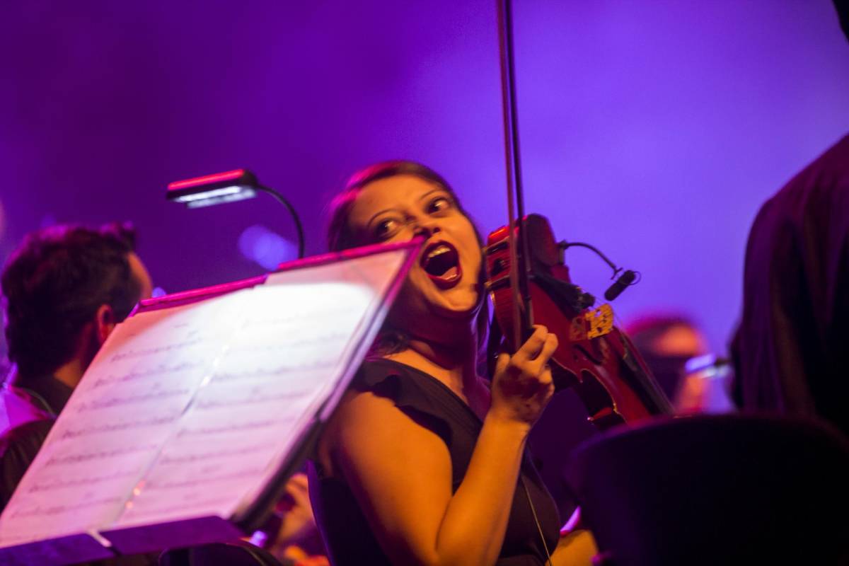 El silencio nunca se asomó en esta función. FOTO: CARLOS VELÁSQUEZ